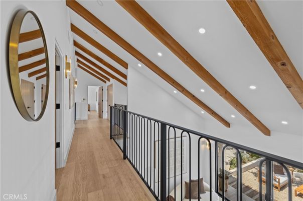Interior, Recessed Lighting, Wooden Beams, Wood Texture Flooring