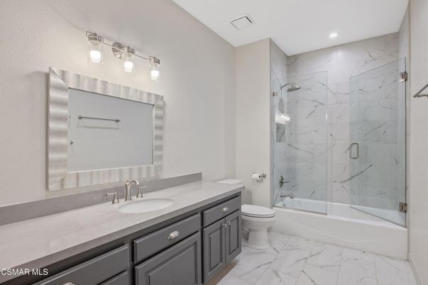 Bathroom, Interior, Marble, Marble Walls, Recessed Lighting