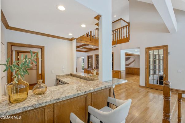 Interior, Recessed Lighting, Wooden Beams, Wood Texture Flooring