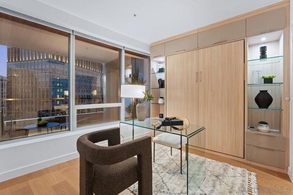 Home Office, Interior, Wood Texture Flooring