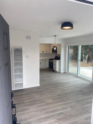 Interior, Kitchen, Pendant Lights, Wood Texture Flooring