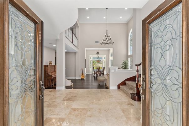 Chandelier, Interior, Recessed Lighting