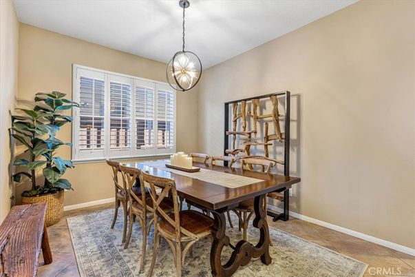 Dining room, Interior, Pendant Lights