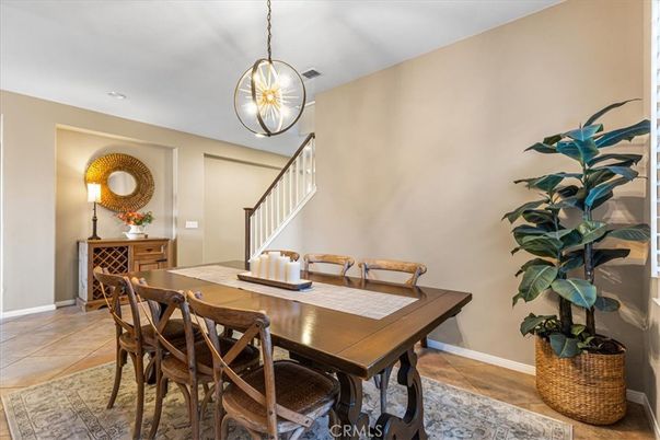 Dining room, Interior, Pendant Lights