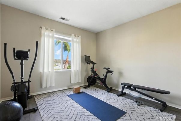 Fitness Equipment, Interior, Wood Texture Flooring