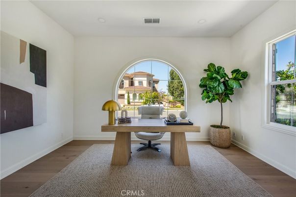 Home Office, Interior, Wood Texture Flooring
