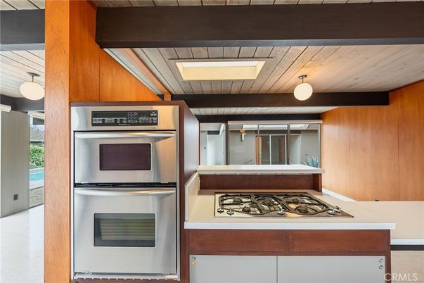 Interior, Kitchen, Stainless Steel Appliances, Wooden Ceilings