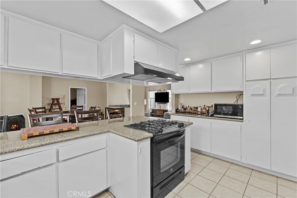 Dining room, Fireplace, Interior, Kitchen, Living room, Recessed Lighting