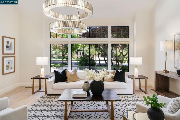 Interior, Living room, Pendant Lights, Wood Texture Flooring