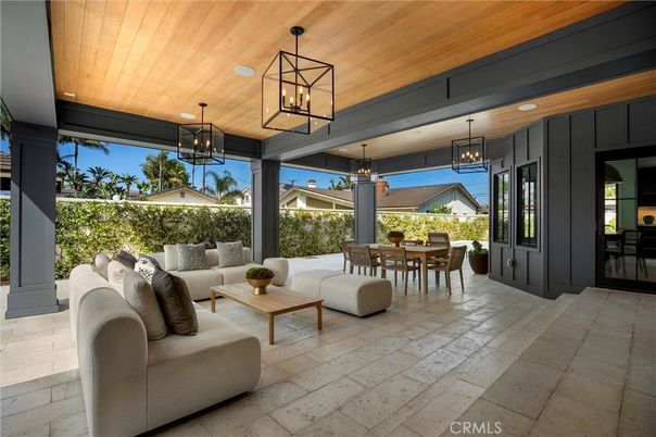 Chandelier, Dining room, Exterior, Interior, Living room, Pendant Lights, Wooden Ceilings