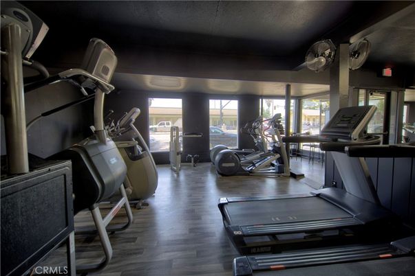 Fitness Equipment, Gym, Interior, Wood Texture Flooring