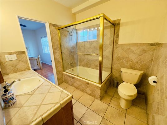 Bathroom, Glass Shower, Interior, Tile Countertops