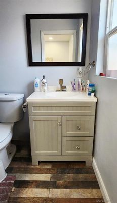 Bathroom, Interior, Wood Texture Flooring