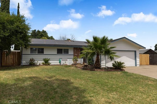 Attached, Backyard, Exterior, Facade, Solar Panels, Ranch
