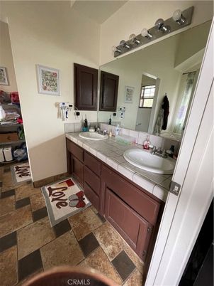Bathroom, Dual Sink Vanities, Interior, Tile Countertops
