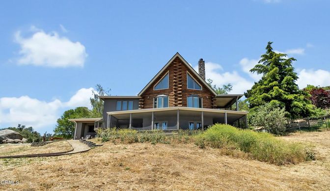 Backyard, Exterior, Facade, Log Home