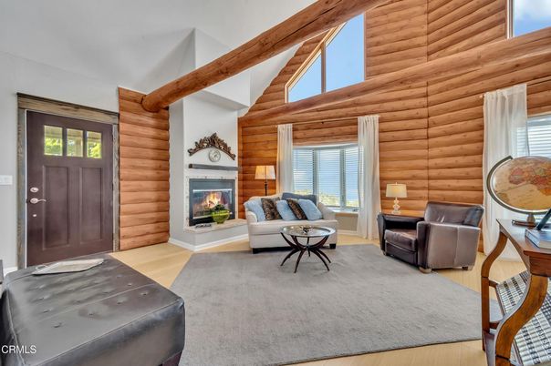 Fireplace, Interior, Living room, Wooden Beams, Wood Texture Flooring, Wooden Walls