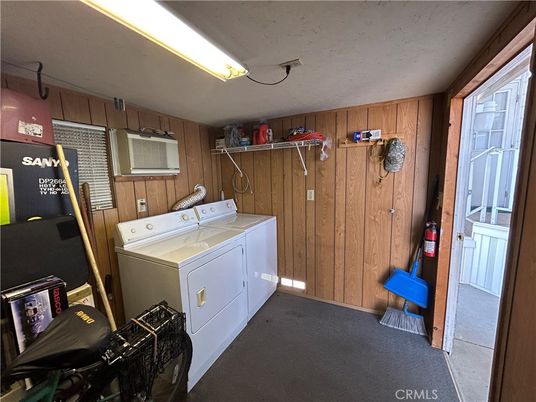 Interior, Washer, Wooden Walls