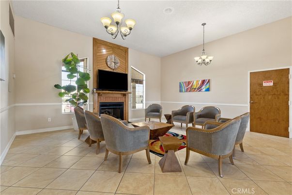 Chandelier, Dining room, Fireplace, Interior, Living room