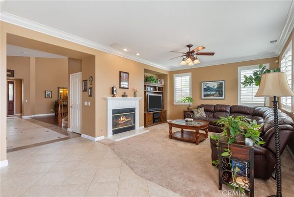 Fireplace, Interior, Living room, Recessed Lighting