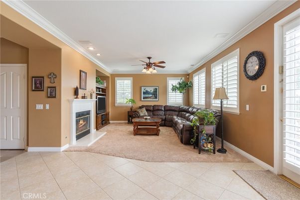 Fireplace, Interior, Living room, Recessed Lighting