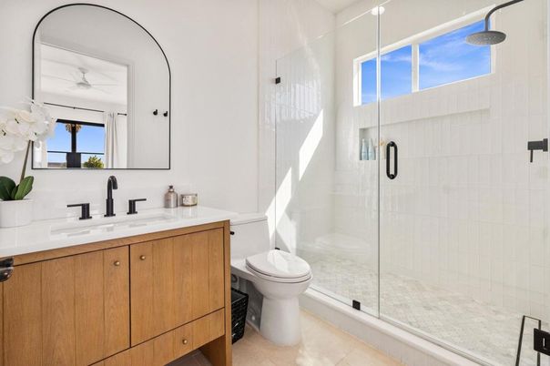 Bathroom, Glass Shower, Interior