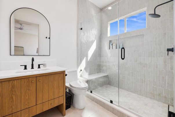 Bathroom, Glass Shower, Interior