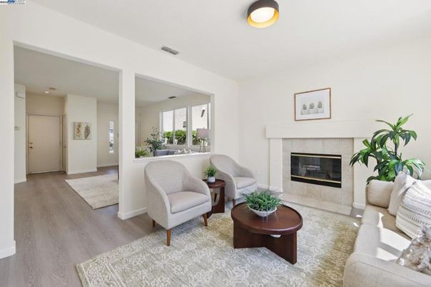 Fireplace, Interior, Living room, Wood Texture Flooring