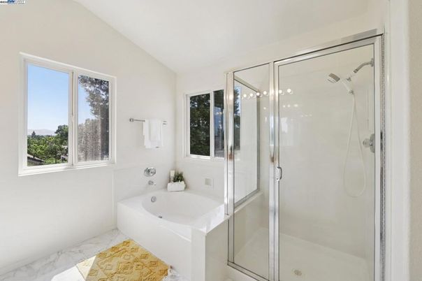 Bathroom, Glass Shower, Interior, Marble