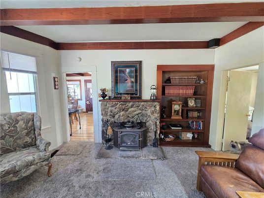 Fireplace, Interior, Wooden Beams