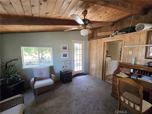 Home Office, Interior, Wooden Beams, Wooden Ceilings, Wooden Walls