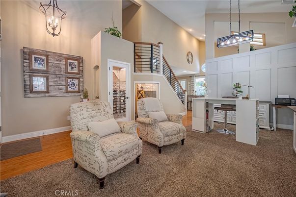 Home Office, Interior, Pendant Lights, Recessed Lighting