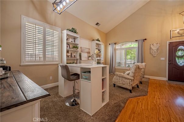 Home Office, Interior, Wood Texture Flooring