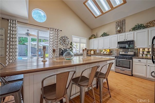 Interior, Kitchen, Wood Texture Flooring