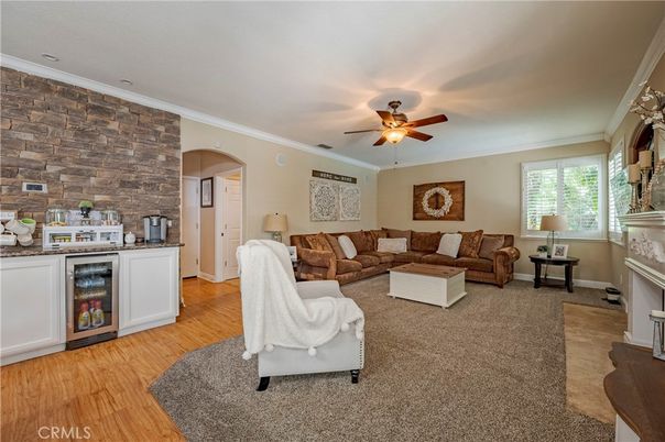Fireplace, Interior, Living room, Stone Walls, Wood Texture Flooring