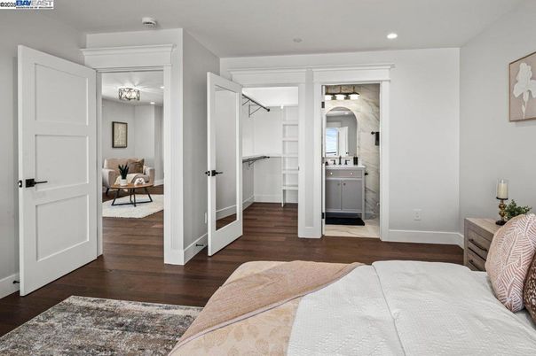 Bathroom, Bedroom, Interior, Recessed Lighting, Wood Texture Flooring