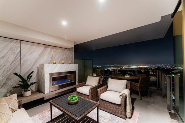 Fireplace, Interior, Living room, Recessed Lighting