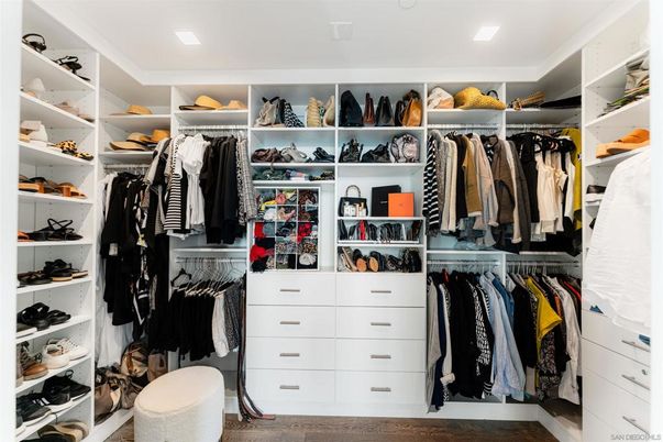 Interior, Recessed Lighting, Walk-in Closets, Wood Texture Flooring