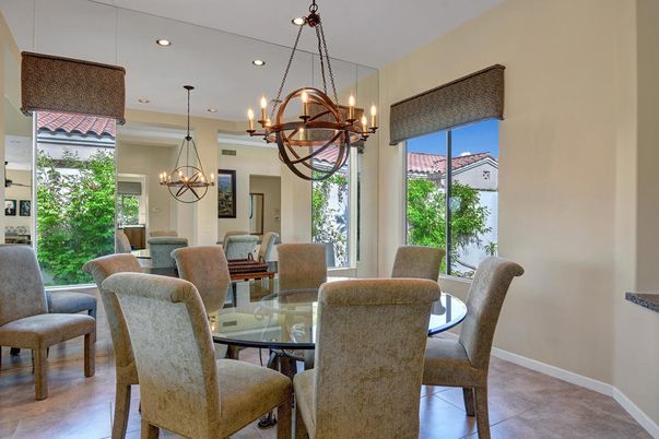 Chandelier, Dining room, Interior, Recessed Lighting