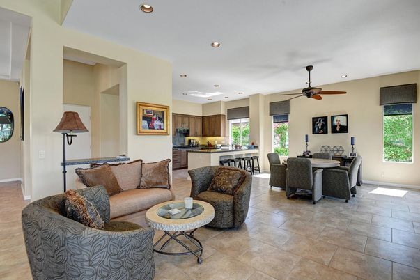 Dining room, Interior, Kitchen, Living room, Recessed Lighting