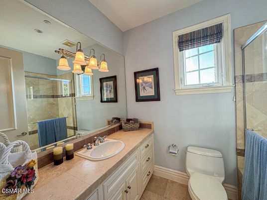 Bathroom, Glass Shower, Interior, Tile Countertops
