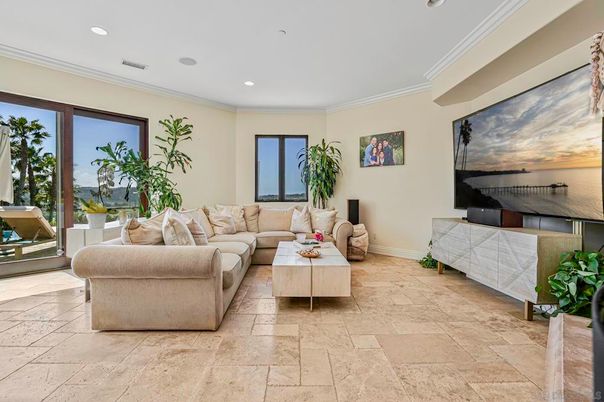 Interior, Living room, Recessed Lighting