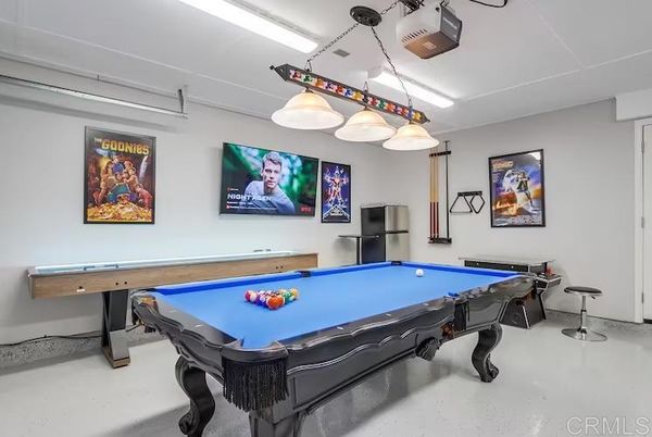 Billiard Table, Game Room, Interior, Pendant Lights