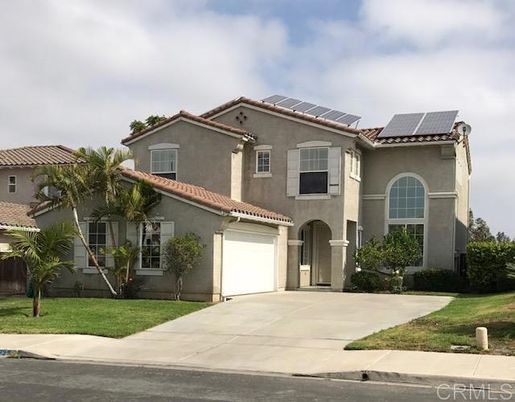 Attached, Exterior, Facade, Solar Panels, Mediterranean
