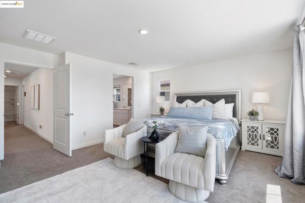 Bedroom, Interior, Recessed Lighting