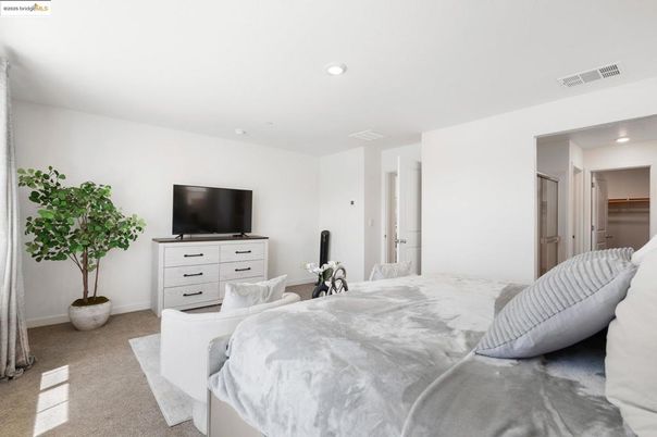 Bedroom, Interior, Recessed Lighting