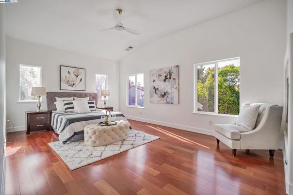 Bedroom, Interior, Wood Texture Flooring