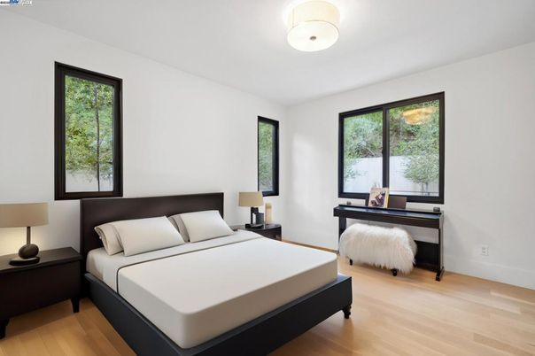 Bedroom, Interior, Wood Texture Flooring