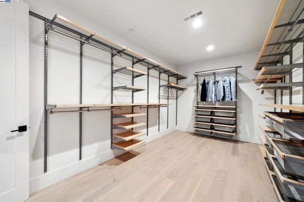 Interior, Recessed Lighting, Walk-in Closets, Wood Texture Flooring