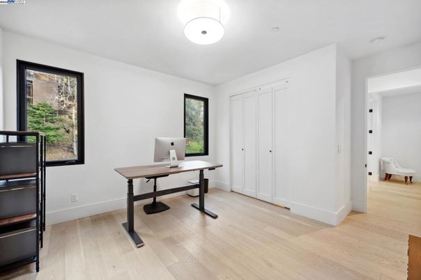 Home Office, Interior, Wood Texture Flooring
